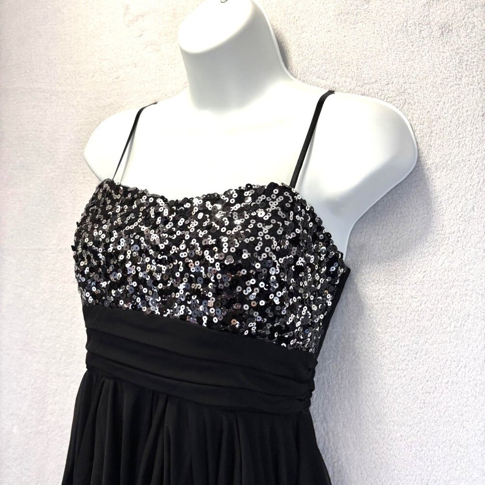 Vintage Y2K City Triangles Hanky Hem Fairy Dress Juniors Medium Whimsigoth Goth‎ - Picture 4 of 12